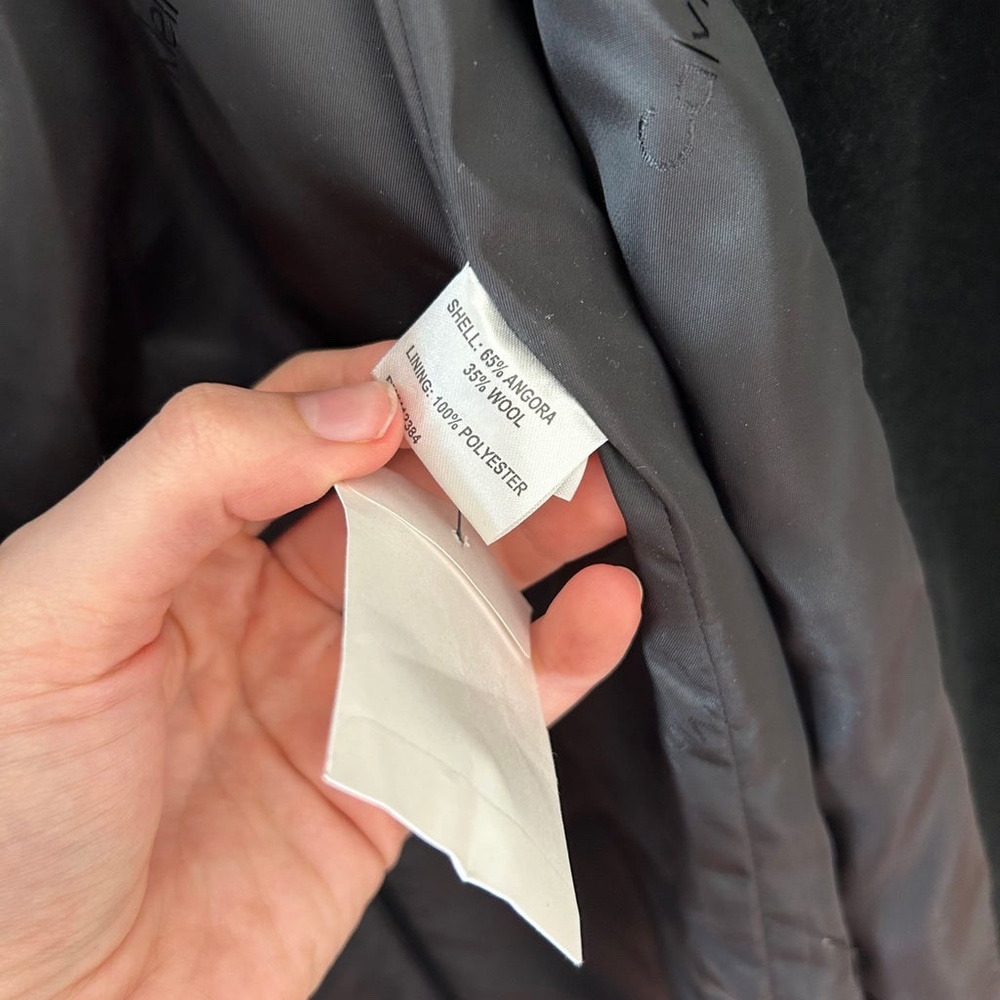 NWT Calvin Klein Angora Blend Wool Coat 14 - Picture 10 of 12
